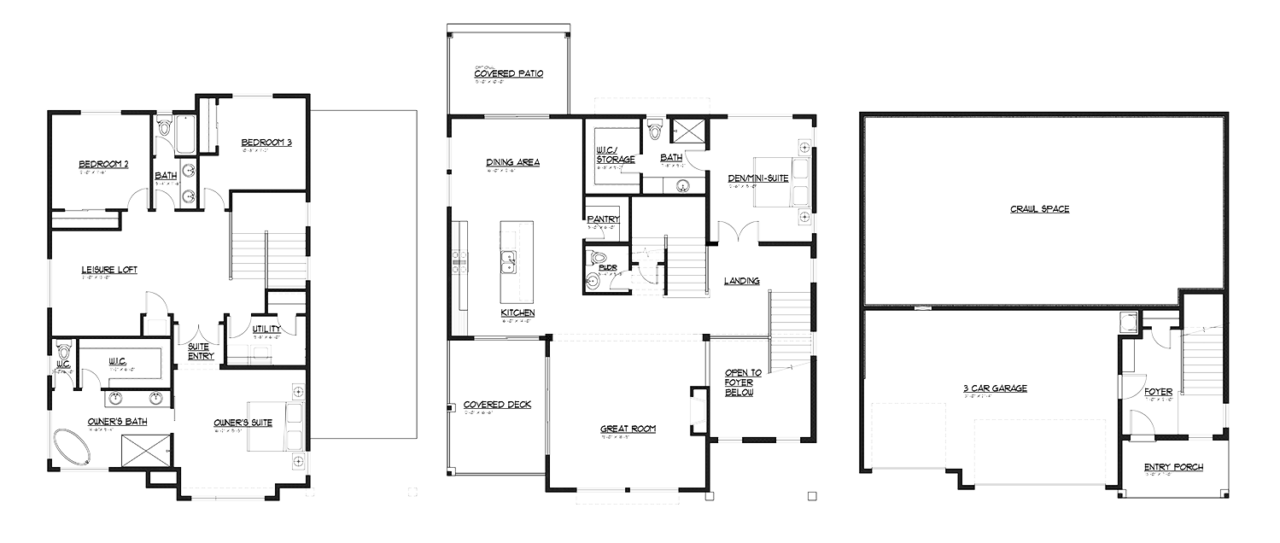 Phillips Ridge Home Plans - MTT Homes Northwest